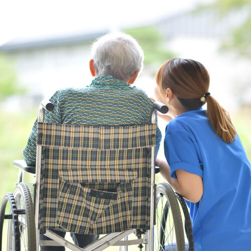 Compassionate home health care services for seniors, featuring professional caregivers providing support and assistance to elderly patients in their homes.